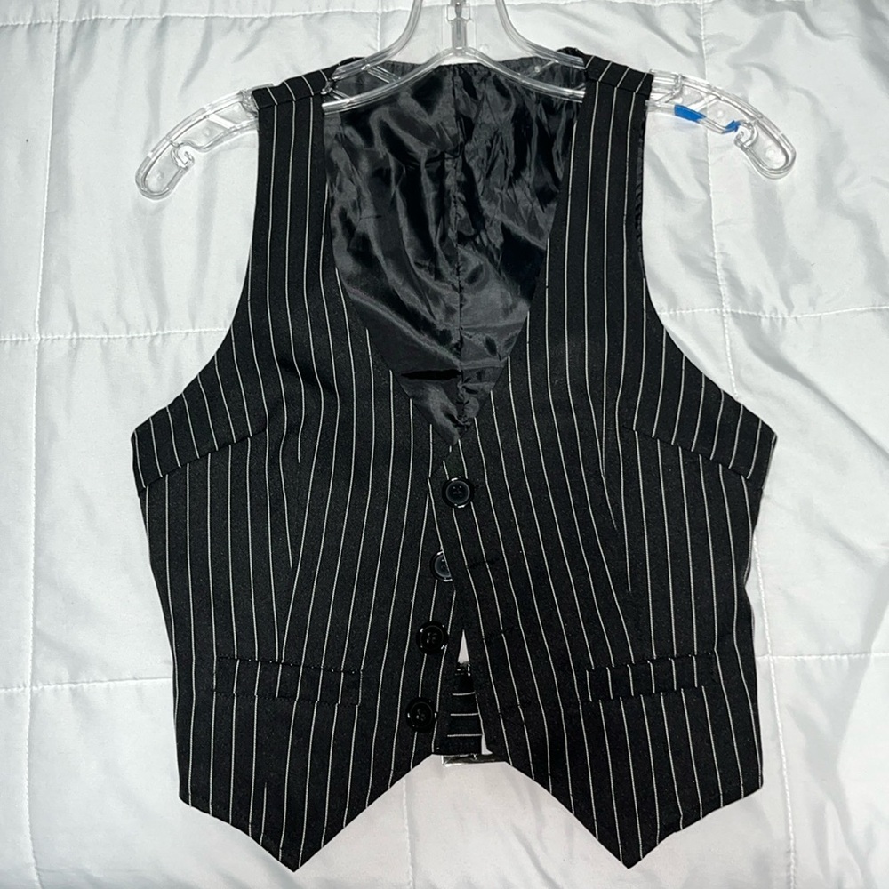 striped vest